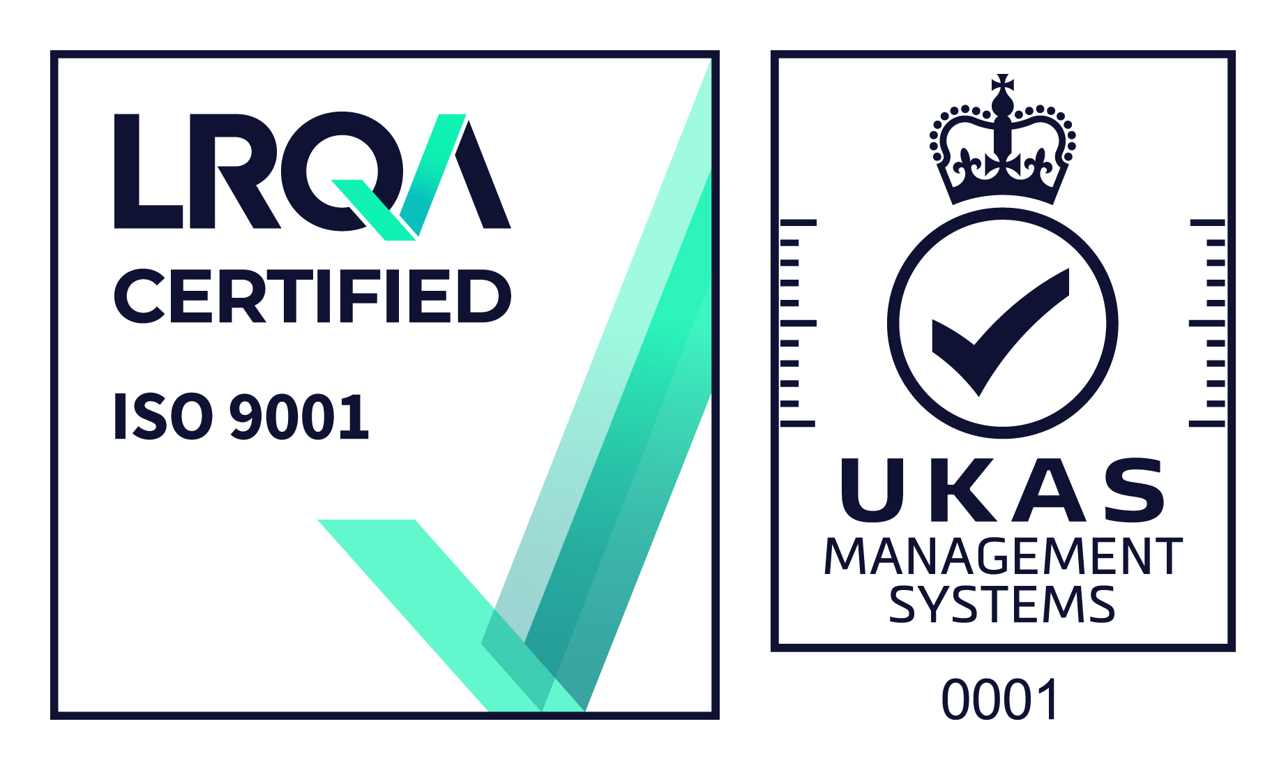 ISO 9001 Quality Management certification logo